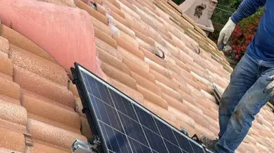 Double Channel M Style Tile Repair Photo