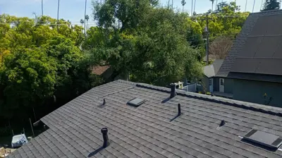 GAF HDZ RS Charcoal Shingles Reroof Photo