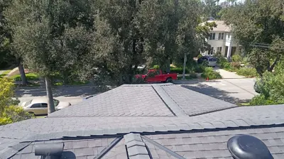 GAF HDZ RS Charcoal Shingles Reroof Photo