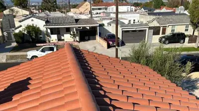 One Piece Spanish Clay Tile Installation Photo