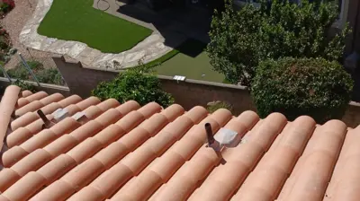 S Shaped Clay Tile Repair Photo