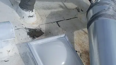 Skylight Install with New Curbs Photo